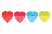 Premier Silicone 4 Pack Heart Moulds Kitchen Accessories