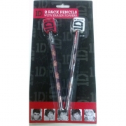 One Direction '2 Piece with Eraser Topper' Pencil Stationery
