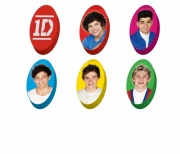 One Direction 'Season 13' 6 Pk Tube Eraser Stationery