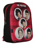 One Direction 3d Effect School Bag Rucksack Backpack