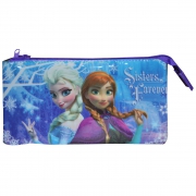 Disney Frozen 'Sisters Forever' 3 Pocket Pencil Case Stationery