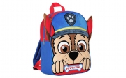 Paw Patrol 'Chase' Embroidered Plush Front School Bag Rucksack Backpack