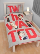 The Wanted 'Forever' Panel Single Bed Duvet Quilt Cover Set