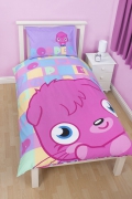 Moshi Monsters 'Poppet' Reversible Panel Single Bed Duvet Quilt Cover Set