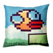 Flappy Bird 'Pipes' 40cm Printed Cushion