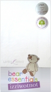 Izziwotnot Bear Essentials Terry Cot Fitted Sheet 2 Pack White