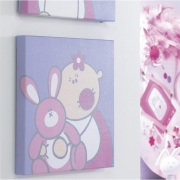 Izziwotnot Goochicoo Bunny Girl Canvas Art Hugs