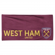 West Ham Claret & Gold Fc Football Printed Official Beach Towel