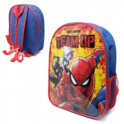 Spiderman with Mesh Side School Bag Rucksack Backpack