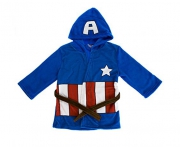 Avengers Hero 'Captain America' Dressing Gown 2 3 Years