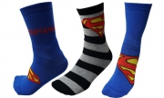 Superman 3 Pk Socks 2.5-3.5 Size
