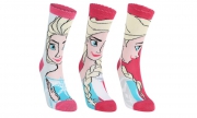 Disney Frozen 3 Pk Socks 2.5-3.5