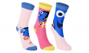 Finding Dory 3 Pk Socks 9-11.5 Size